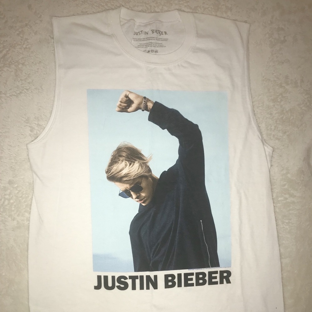 Justin Bieber Graphic Tee Tank Top